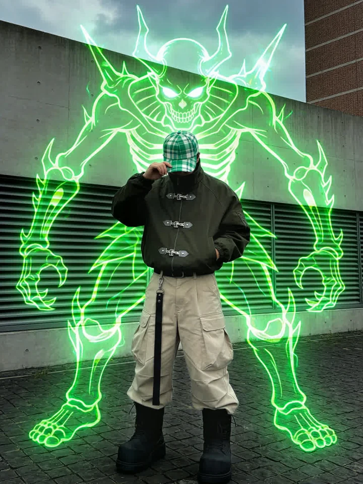 霓虹骷髏街頭服飾
