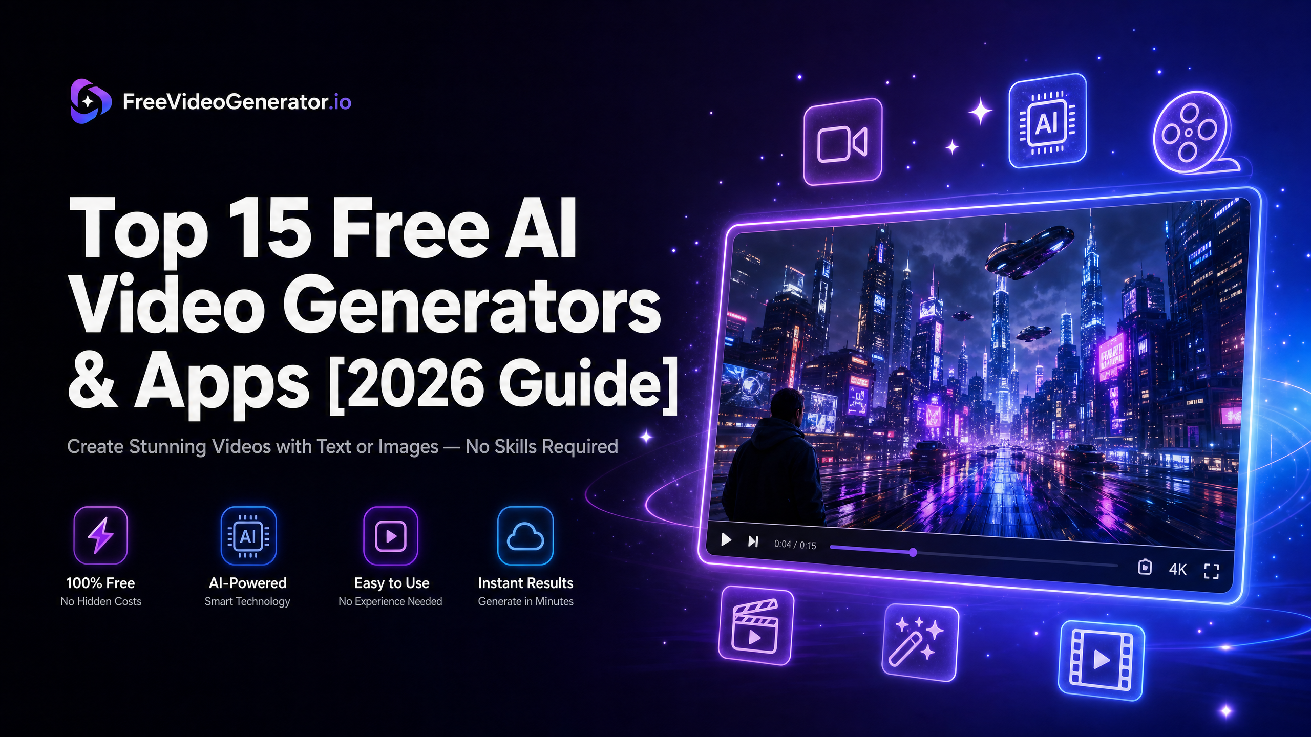 2026'nın En İyi 15 Ücretsiz AI Video Oluşturucusu — Van Gogh Video Generator