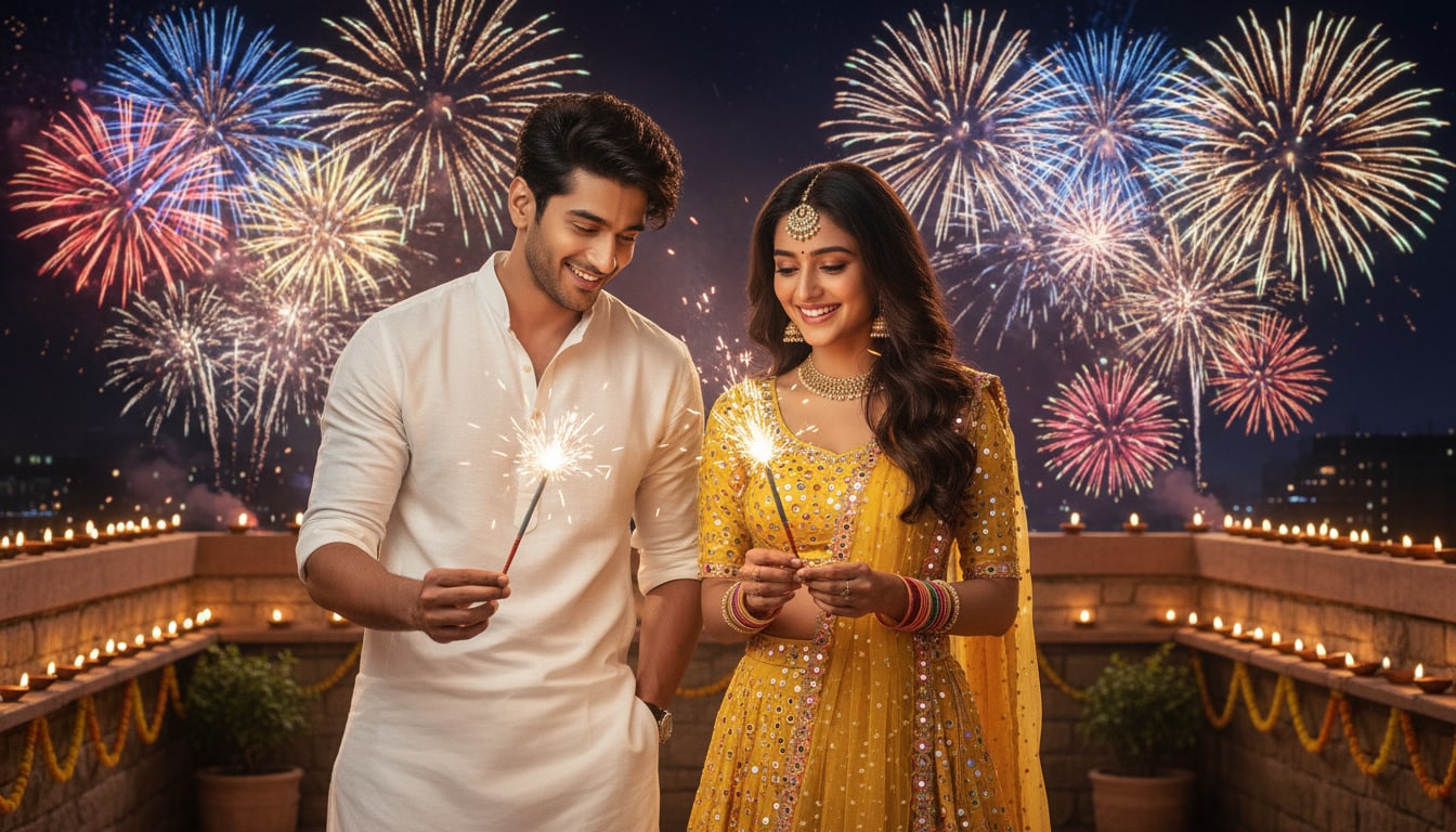 Diwali Fireworks Terrace