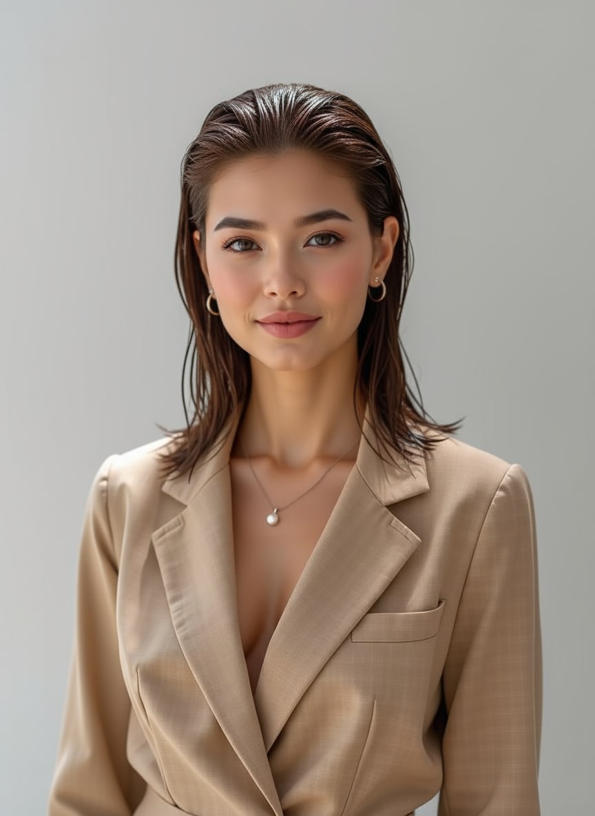 Wet Hair Look